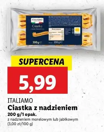 Lidl Ciasteczka morelowe Italiamo oferta