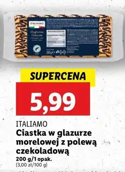 Lidl Ciastka z ciasta francuskiego z polewą cukrową i glazurą morelową Italiamo oferta