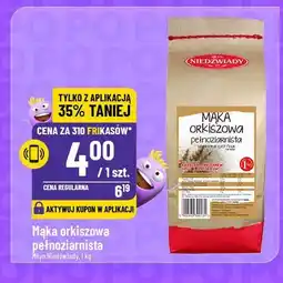 Polomarket Mąka orkiszowa pełnoziarnista Młyn niedźwiady oferta