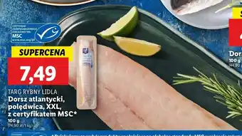 Lidl Dorsz atlantycki - polędwica Rybny targ lidla oferta