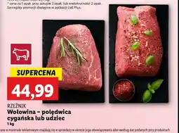 Lidl Polędwica cygańska wołowa Rzeźnik codzienna dostawa oferta