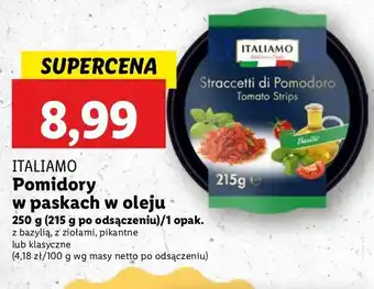 Lidl Pomidory siekane pikantne Italiamo oferta