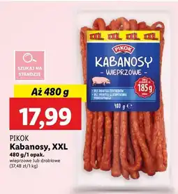 Lidl Kabanosy drobiowe z mięsem wieprzowym Pikok oferta