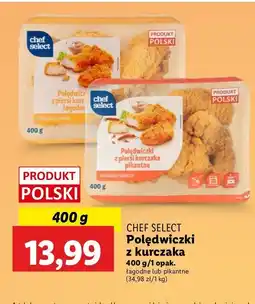 Lidl Polędwiczki z kurczaka łagodne Chef select oferta