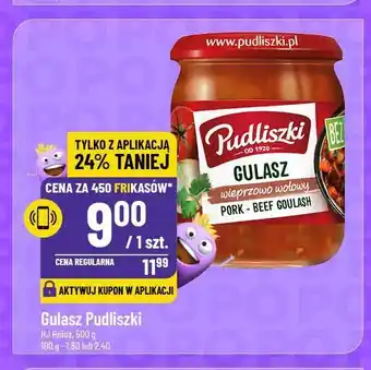 Polomarket Gulasz wieprzowo-wołowy Pudliszki oferta