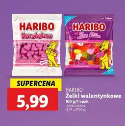 Lidl Żelki Haribo love edition oferta