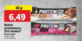 Lidl Baton peanut caramel PROTEIN BAR oferta