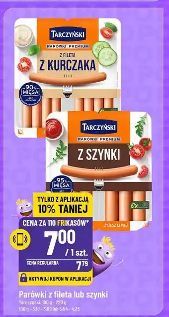 Polomarket Parówki z szynki Tarczyński oferta