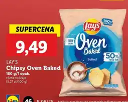 Lidl Chipsy naturalne solone Lay's oven baked (prosto z pieca) Frito lay lay's oferta