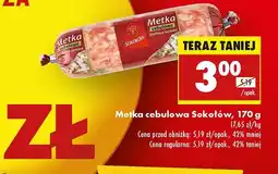 Biedronka Metka cebulowa Sokołów oferta