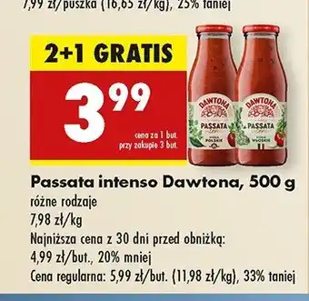 Biedronka Passata intense zioła polskie Dawtona oferta