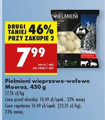 Biedronka Pielmieni wołowo-wieprzowe Mooroz oferta