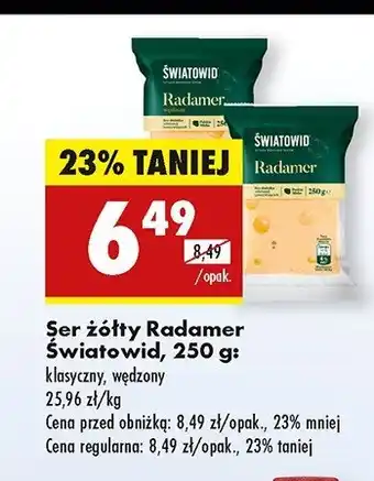 Biedronka Ser radamer Światowid oferta