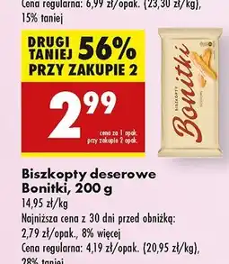 Biedronka Biszkopty deserowe Bonitki oferta