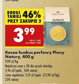 Biedronka Kuskus perłowy Plony natury oferta