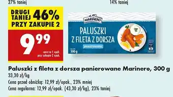 Biedronka Paluszki z fileta z dorsza panierowane Marinero oferta