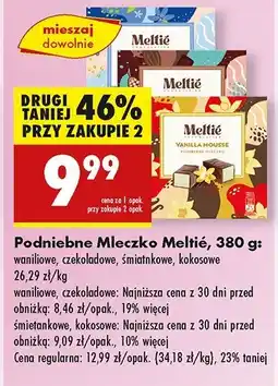 Biedronka Podniebne mleczko kokosowe Meltie oferta