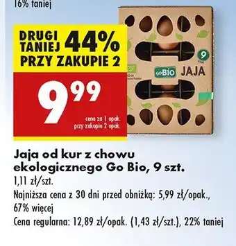 Biedronka Jaja z chowu ekologicznego Gobio oferta