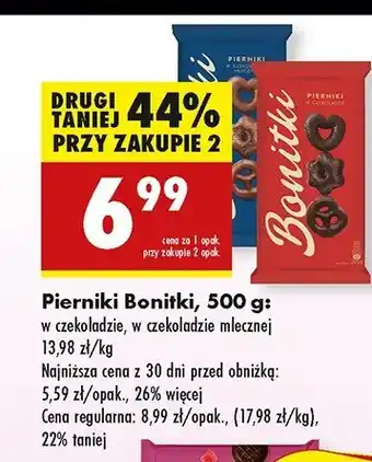 Biedronka Pierniki w czekoladzie Bonitki oferta