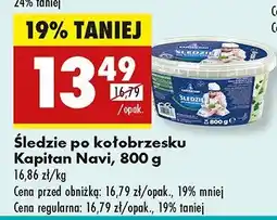 Biedronka Śledzie po kołobrzesku Kapitan navi oferta