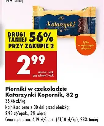 Biedronka Pierniki w czekoladzie Kopernik katarzynki oferta