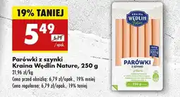 Biedronka Parówki z szynki Kraina wędlin nature oferta