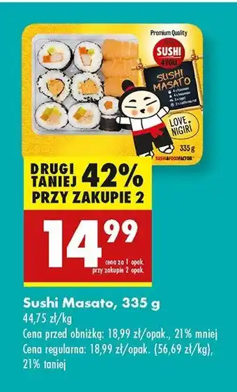 Biedronka Sushi masato Sushi 4you oferta