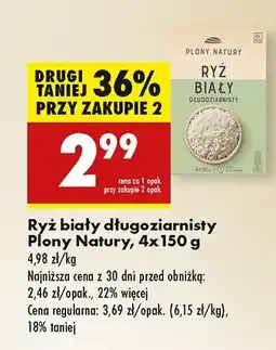 Biedronka Ryż biały długoziarnisty Plony natury oferta