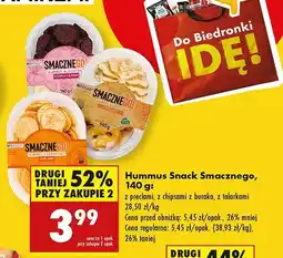 Biedronka Hummus paprykowy z talarkami Smacznego! oferta