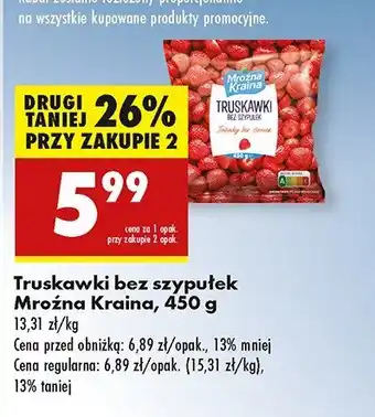 Biedronka Truskawki Mroźna kraina oferta