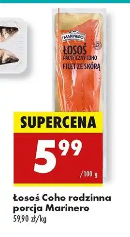 Biedronka Łosoś coho Marinero oferta