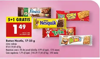 Biedronka Baton z czekoladą Nestle fitness oferta