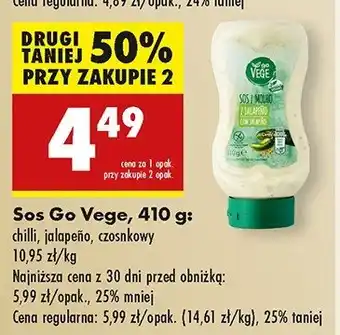 Biedronka Sos czosnkowy Govege oferta