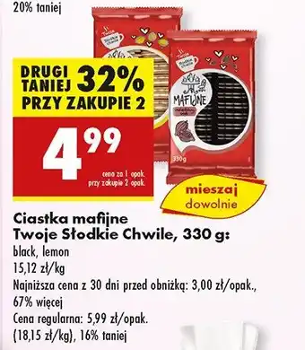 Biedronka Ciastka mafijne Twoje słodkie chwile oferta