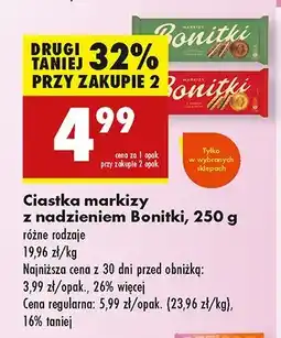 Biedronka Markizy z nadzieniem waniliowym Bonitki oferta