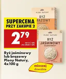 Biedronka Ryż brązowy długoziarnisty Plony natury oferta