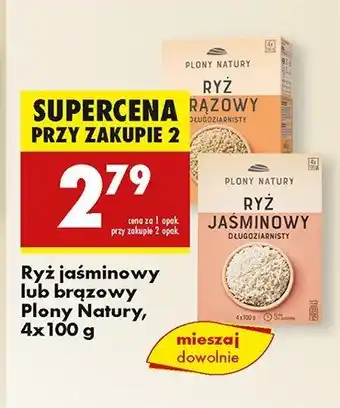 Biedronka Ryż brązowy długoziarnisty Plony natury oferta