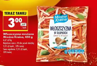 Biedronka Włoszczyzna słupki Mroźna kraina oferta