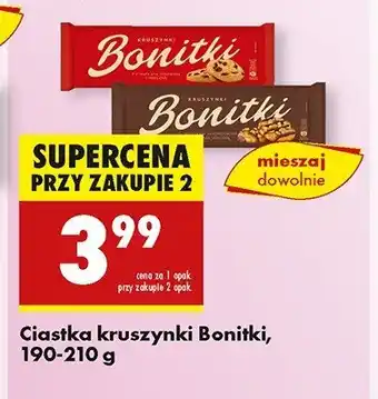 Biedronka Ciastka kruszynki z czekoladą Bonitki oferta