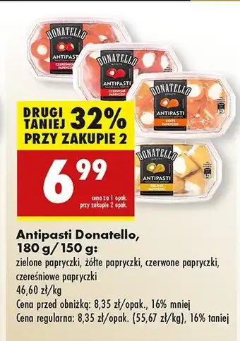 Biedronka Papryczki czereśniowe nadziewane serkiem Donatello antipasti oferta