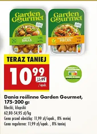 Biedronka Klopsiki warzywne Garden gourmet oferta