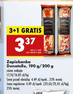 Biedronka Zapiekanka kebab z kurczaka Donatello oferta