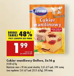 Biedronka Cukier wanilinowy Gellwe oferta