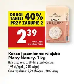 Biedronka Kasza jęczmienna wiejska Plony natury oferta