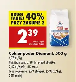 Biedronka Cukier puder Diamant Diamant polska oferta