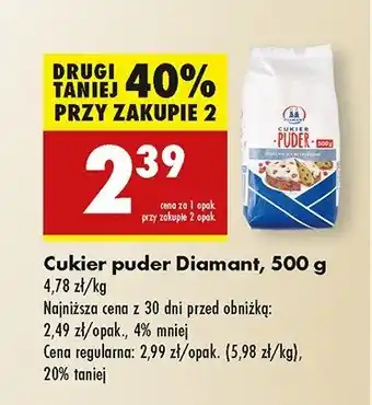 Biedronka Cukier puder Diamant Diamant polska oferta