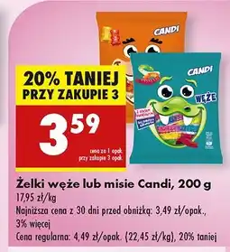 Biedronka Żelki misie Candi (biedronka) oferta