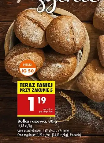 Biedronka Bułka razowa oferta