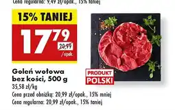 Biedronka Goleń wołowa bez kości oferta