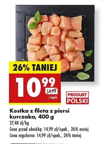 Biedronka Kostka z fileta z piersi indyka oferta